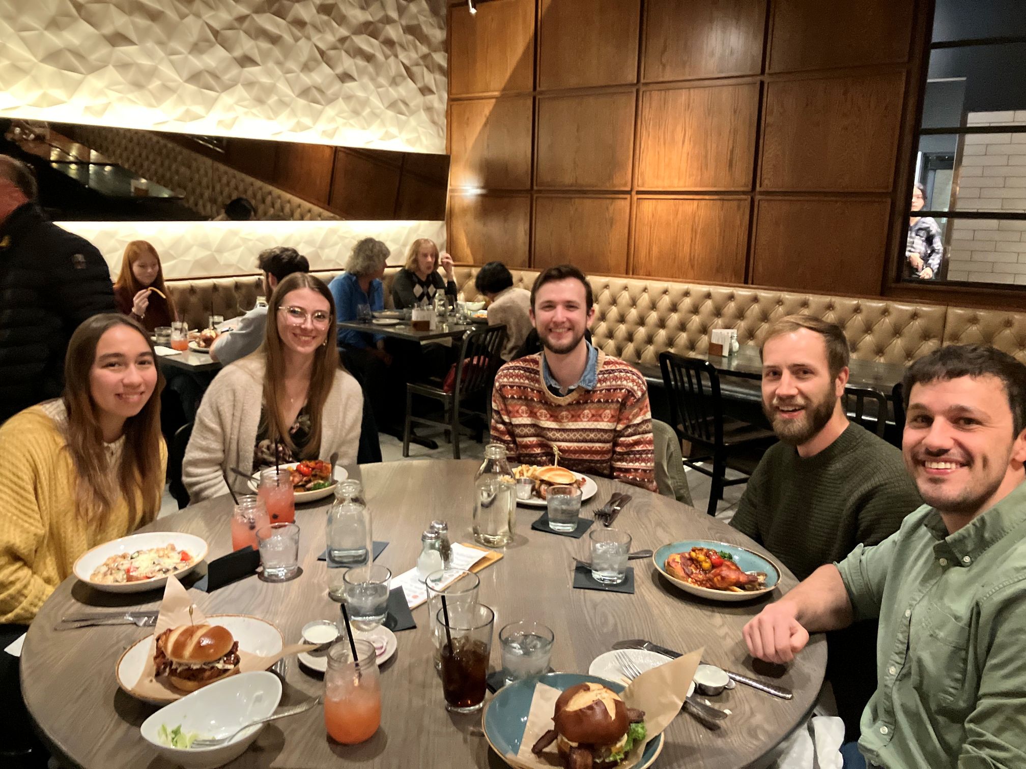 End of semester dinner 2025