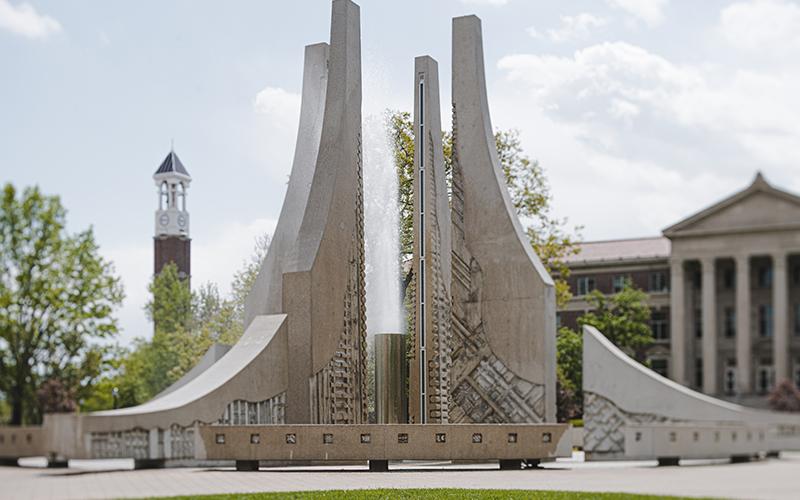 Purdue fountain