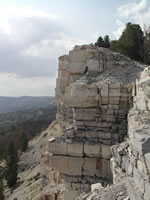 Lacustrine limestone beds of the Flagstaff Fm. 