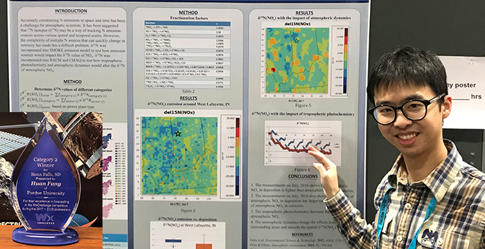 Huan Fang Named Winner for WxChallenge