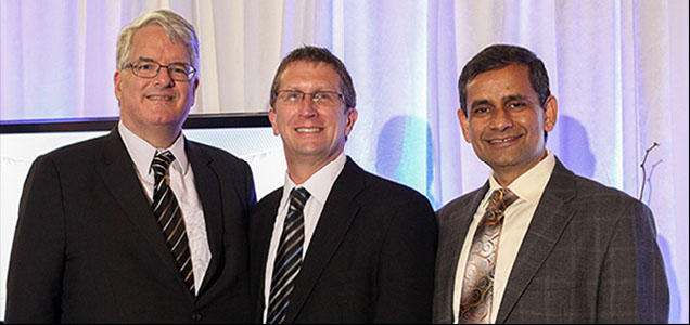 Dr. Jeff Roberts, Rick Knabb, Dr. Indrajeet Chaubey