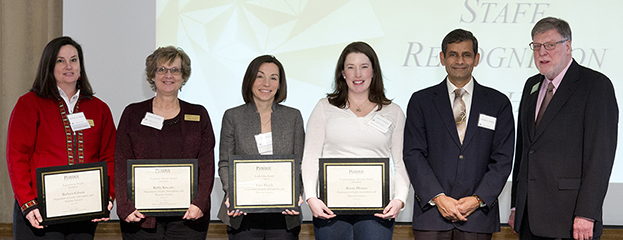 CoS faculty and staff recognition 2016-awardees from EAPS