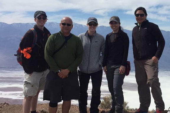 Ridgway Fieldwork course group in Death Valley, CA