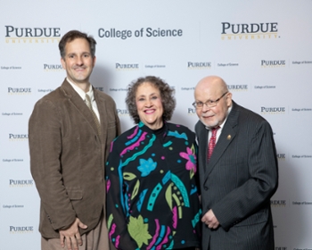 Dr. Daniel Cziczo pictured with Dr. Gerald and Mrs. Sharon Krockover
