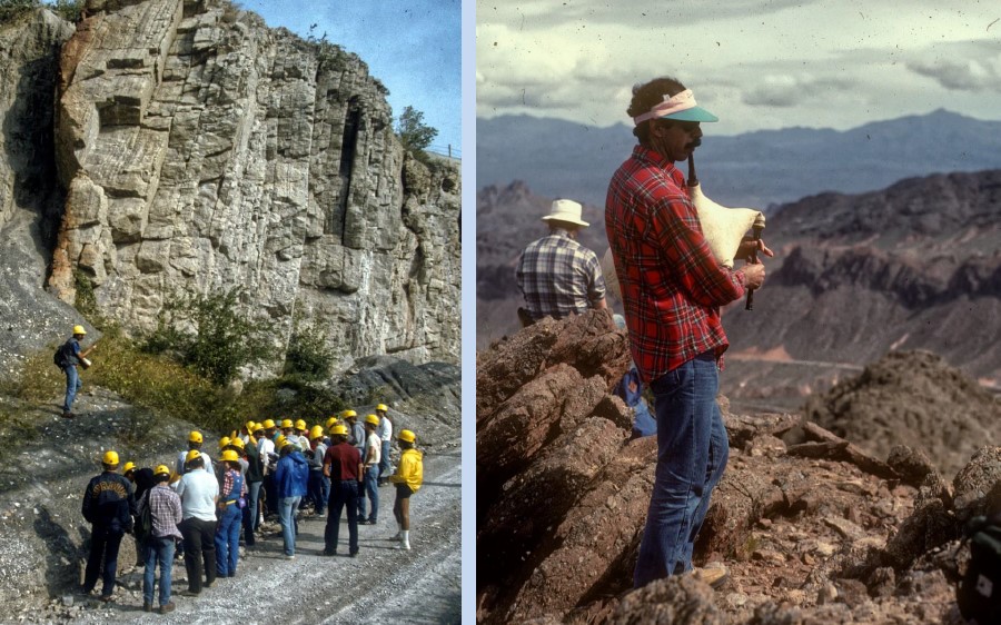 1985 Teaching at Purdue; Gaida in the field