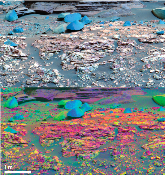 Mastcam-Z multispectral image