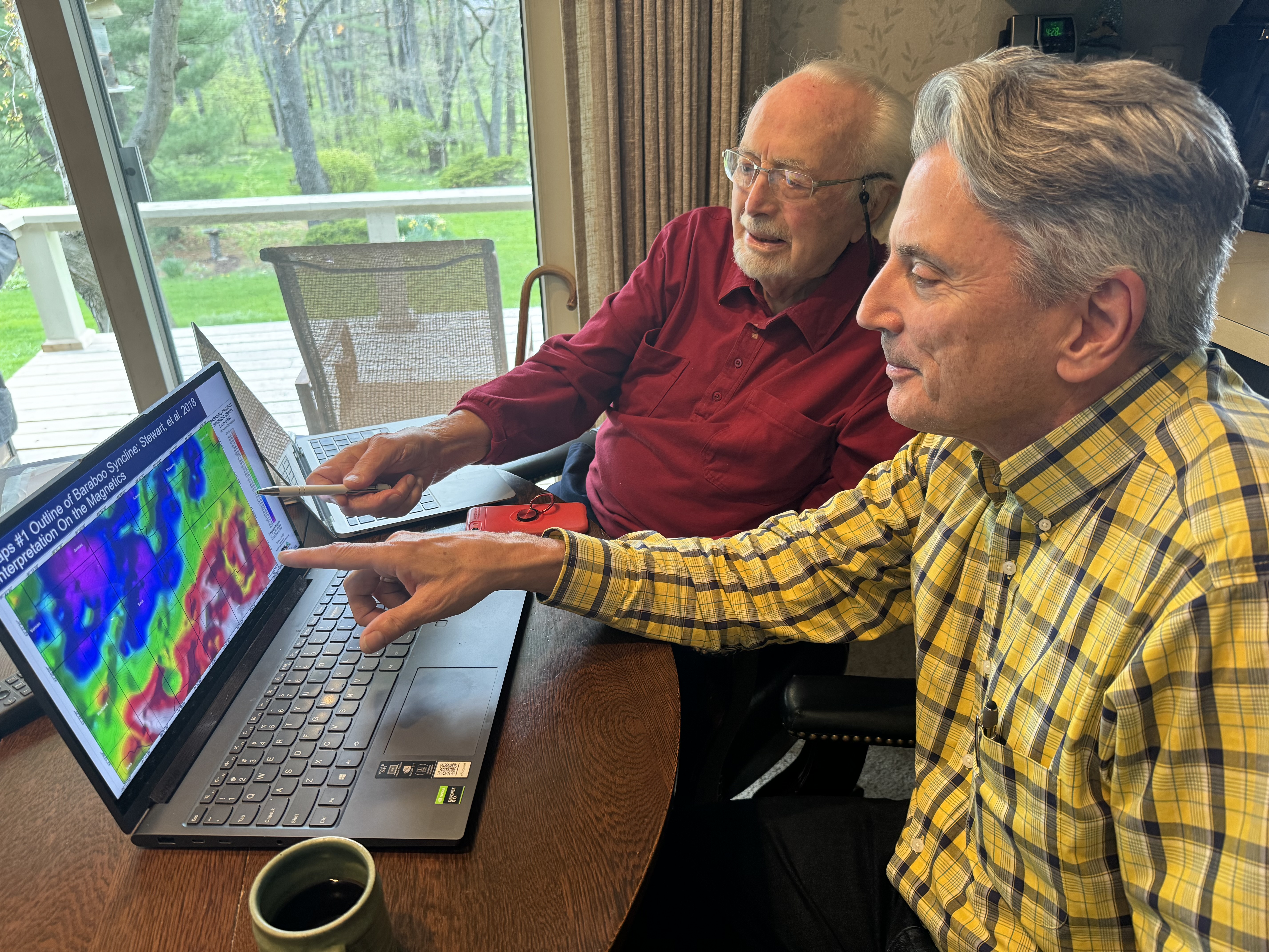 Photo of Mark Longacre and Bill Hinze