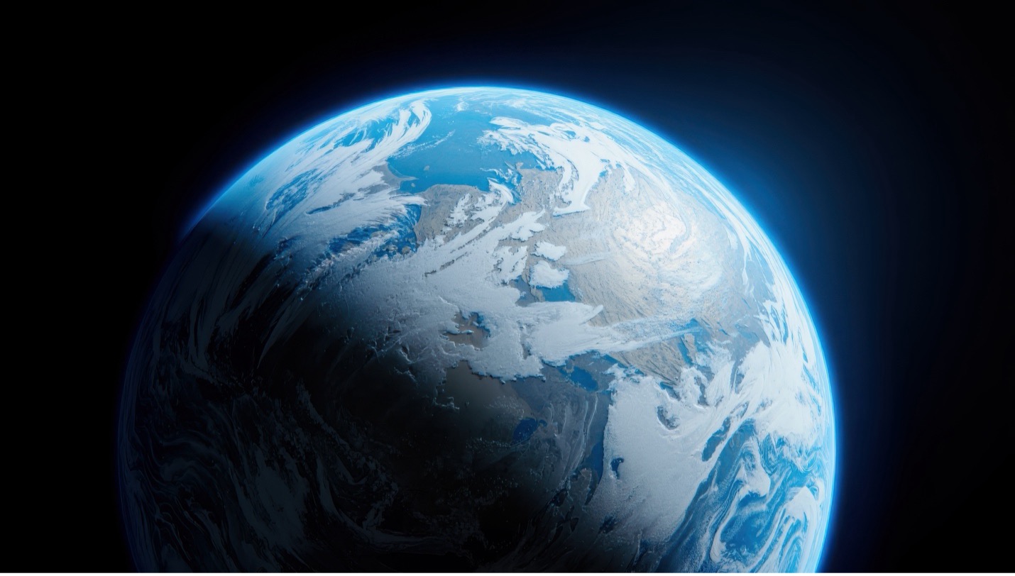 Satellite image of Earth